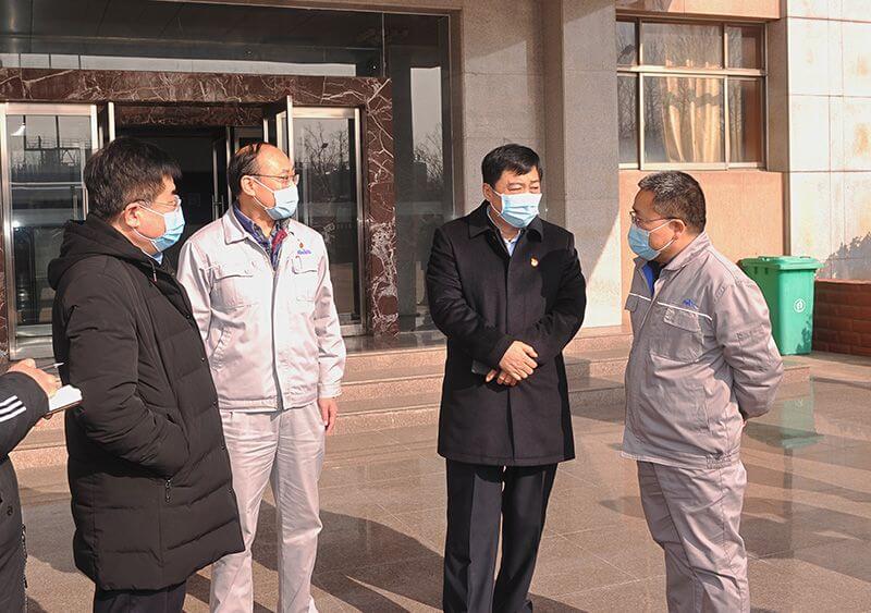 濮阳市副市长陈晓华到我公司调研领导疫情防控工作