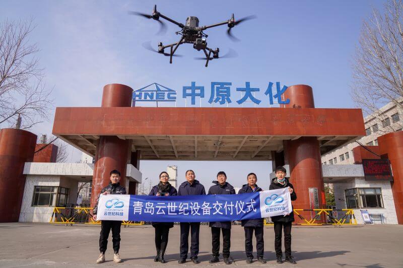 濮阳园区：无人机巡检新模式，助力化工安全出产保险