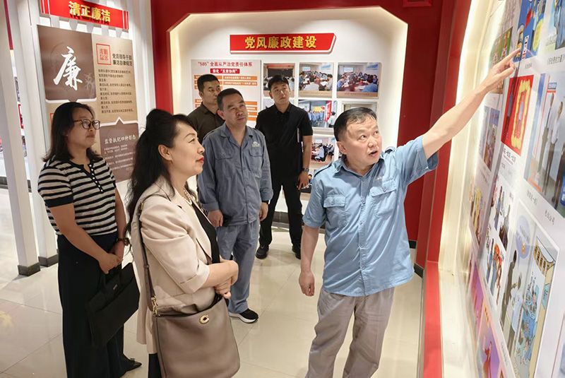 集团党委宣传部到尊龙凯时人生就是搏调研